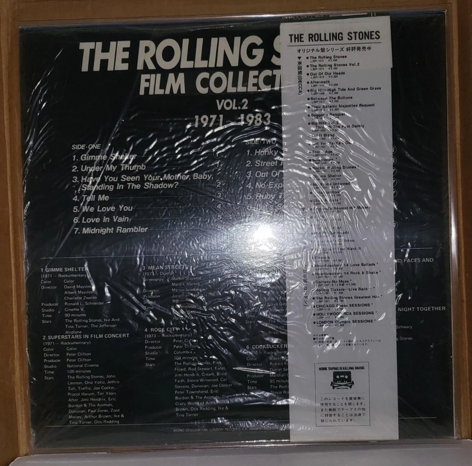 Rolling Stones - Film Collection Volume 2 1971-1983 🇯🇵 SEALED W/Obi!! - Image 2 of 2