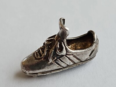 Sterling Silber ~ Sportschuh Anhänger ~ STOLLEN! ~ TOP DETAIL! ~ VINTAGE!