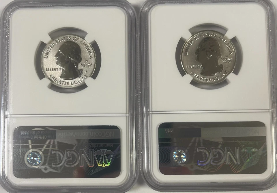 2018-S Silver Reverse Proof Set NGC PF 69 First Day of Issue Trolley Label - Image 4 of 4