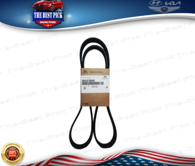 #ad ⭐GENUINE⭐ V RIBBED BELT for 2011 2016 ELANTRA TUCSON KIA FORTE SOUL 252122E820 $21.85