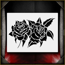 Roses -  Airbrush Stencil Template Airsick