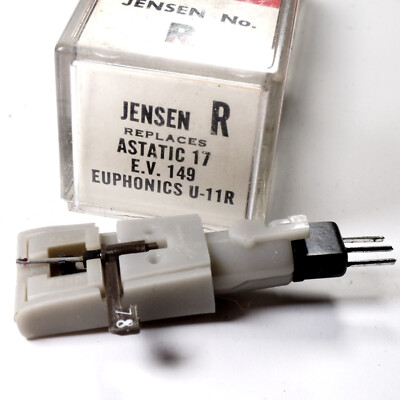 NOS Tested JENSEN R Cartridge for Sonotone 8T 9T 916T 16T Asatatic 17 EV 149 150