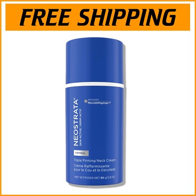 Skin Active Triple Firming Neck Cream - Fragrance-Free, All Skin Types, 80g