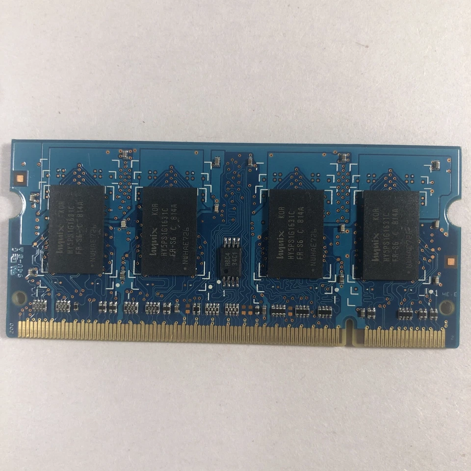 Hynix HYMP112S64CR6-S6 AB-C 1GB SO-DIMM DDR2 Laptop Memory PC2-6400S (1x1GB) RAM - Image 2 of 2