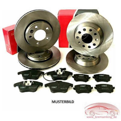 Bremsen Set Bremsscheiben + Bremsbeläge VORNE HINTEN für Seat Arona KJ7