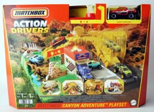 RARE 2021 MATCHBOX ACTION DRIVERS CANYON ADVENTURE PLAYSET NEW SEALED !