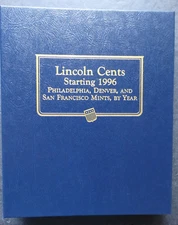 Whitman Lincoln Penny Cent Coin Album 1996-2024 P,D,S  #4919