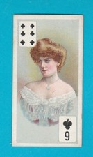 BEAUTIES (P/C INSET)  -  B.A.T. CO. LTD.  -  6  OF  CLUBS  -  1908