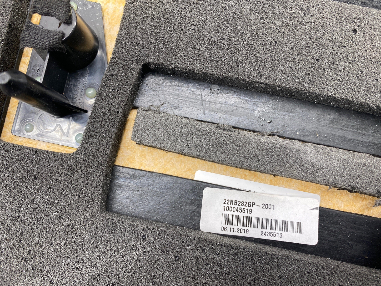2020-2023 MCLAREN GT MISC INTERIOR TRIM PANEL BLACK 22NB282GP OEM 2021 2022