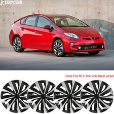For Toyota Prius 15 Set Of 4 Hubcaps Wheel Covers Hub Caps Fits R15 Steel Wheel