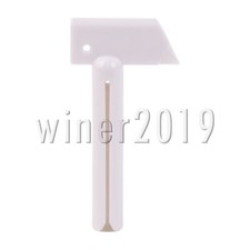 White Plastic Dispenser Squeezer for Toothpaste 0.39" Outer Dia 0.26" Inner Dia