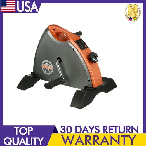 Mini Cycle Exercise Bike Portable Compact Increase Cardiovascular Endurance Gray