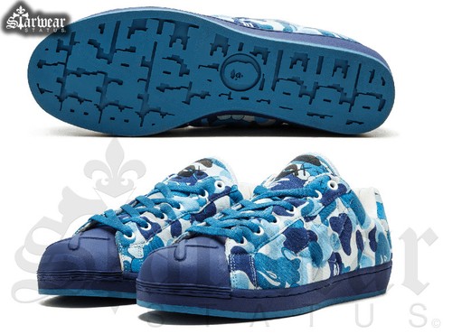 kaws bapesta blue