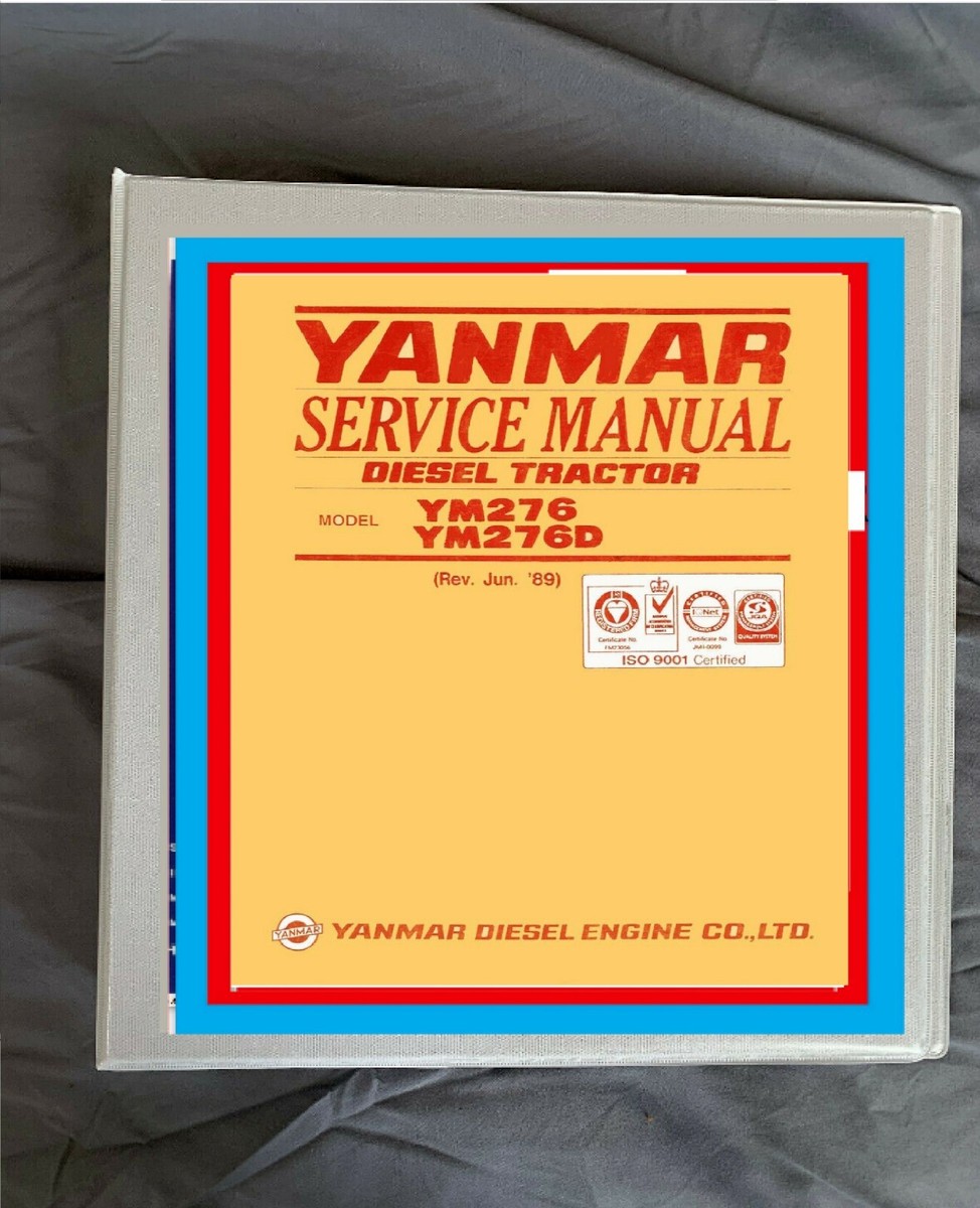 yanmar ym187 ym187d Tractor Workshop Technical Repair MANUAL