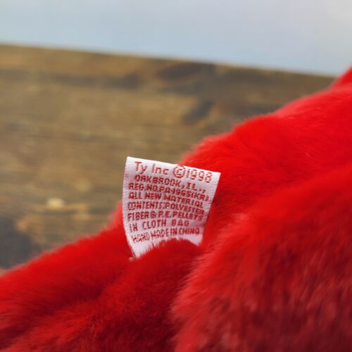 Ty Beanie Buddies "SNORT" 1998 BNWT Vintage Retired Red Bull Collectable UK - Picture 7 of 11