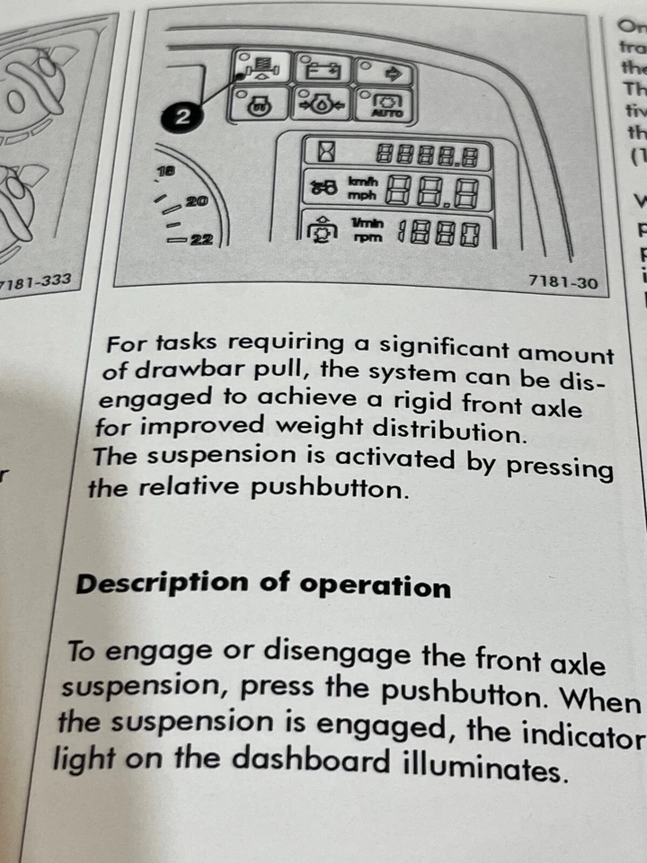 Libro de instrucciones Deutz Fahr Agrotron Tractors TTV 1130, 1145, 1160 Foto 3 de 4
