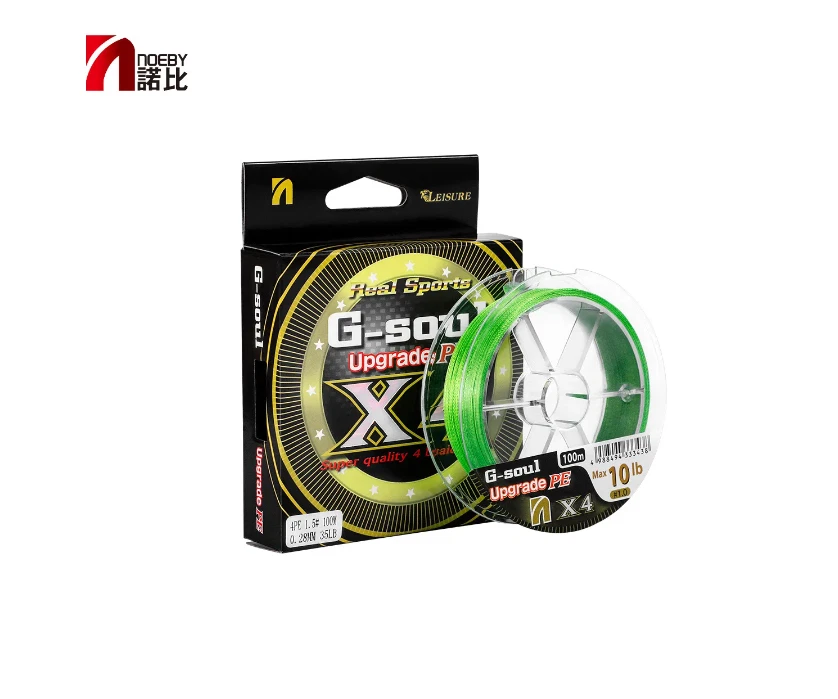 Noeby G-Soul Upgrade PE x4 Braided Fishing Line 100m-300m Lure