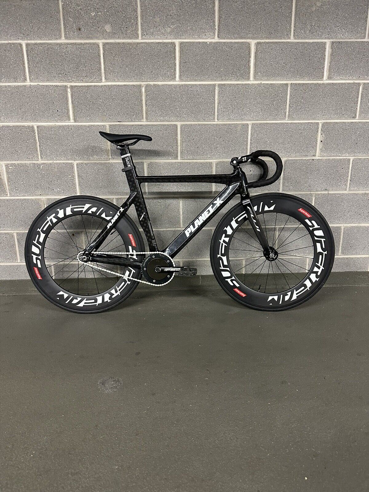 Planet X Pro Carbon Fixed Gear Track Bike 54cm Size M Complete Build