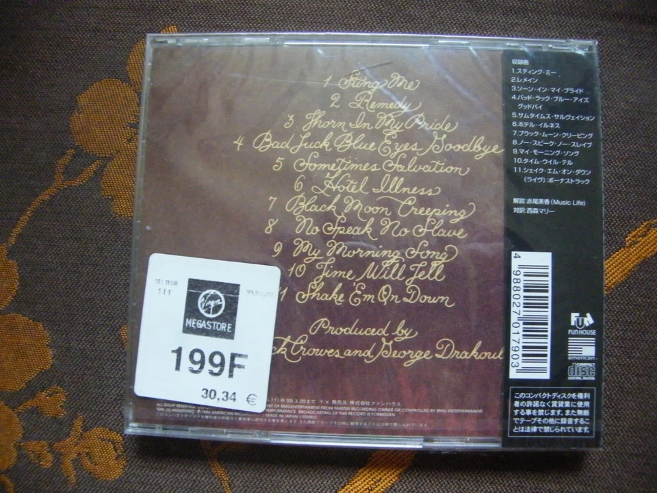 CD THE BLACK CROWES-The Southern Harmony And Musical Companion JAPAN(1997)NEUF 6 - Photo 2/2