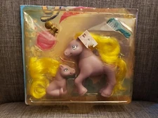 Lanard Party Ponies Baby Pony And Friend NEW /w Groomable Hair 1998 Toy NIB AsIs