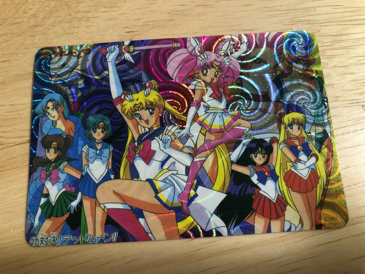 Sailor Moon Sticker Card Chibi Fisheye Dead Moon Circus Amazon Trio Hawk's  Tiger