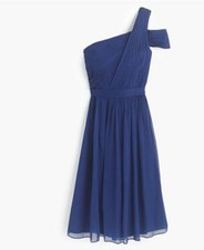 J.CREW Dark Cove Cara Silk Formal Dress SZ 0 $288