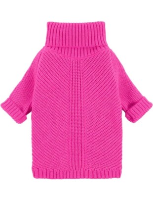 Dog Turtleneck Sweater, Dog Winter Clothes for Small Dogs Girl