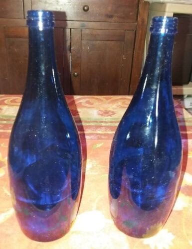 2 bouteilles vide bleues TY NANT 75 cl - Photo 1/3