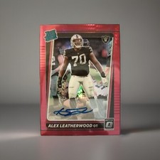 Alex Leatherwood Rated Rookie Optic Auto Las Vegas Raiders