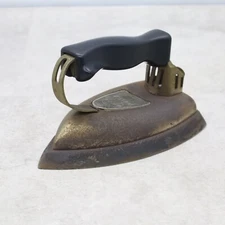 IRON Showa Retro Laundry Clothes Housework Japanese Antique 7.1×3.9×3.9inch FS