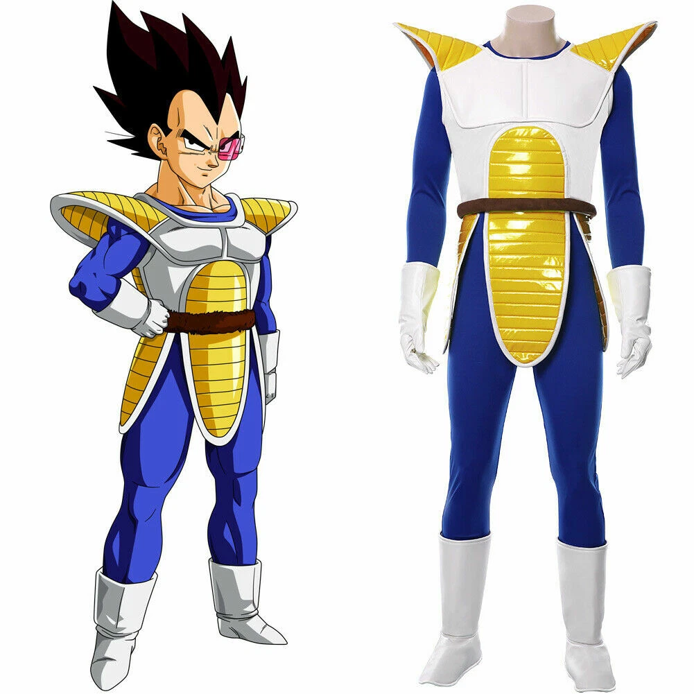 Dragonball Dragon Ball Z Vegeta Cosplay Costume Outfit Uniform Full Set