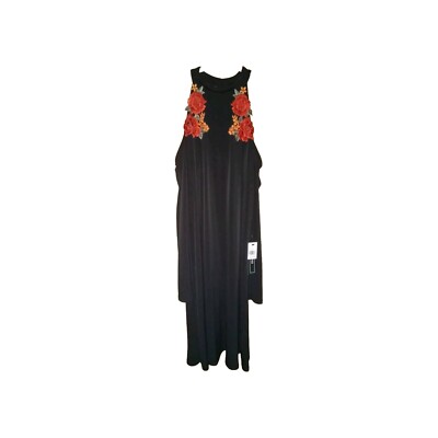 a byer black dress Womens Sz M Peek A Boo Shoulder Embroidered Amy Byer Size Color:Heavy Embellished Palace Dress Shupua Flats for Women Furniture of America