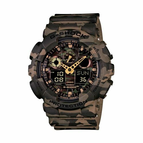 Casio G-Shock GA-100CM-5 Marrone Mimetico Analogico Digitale Uomo Orologio  200M | eBay
