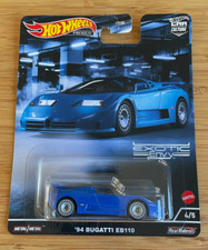NEW Hot Wheels Premium Car Culture Exotic Envy '94 BUGATTI EB110 1:64 Car HCJ89