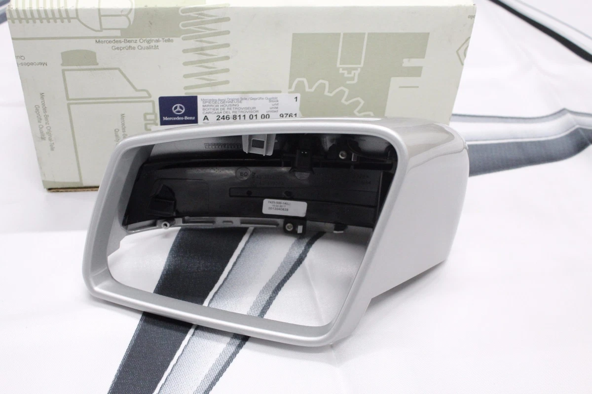 Genuine Mercedes-Benz LH Polar Silver Mirror Housing & Indicator  