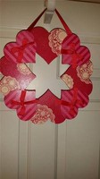 11 Hearts Hanging Wreath Door Decor Look Of Wood Red Pink Romantic 11 Hearts Hanging Wreath Door Decor Look Of Wood Red Pink Romantic