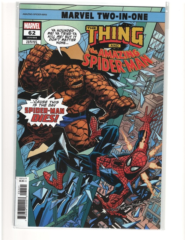 Amazing Spiderman Volume 6 #62 The Thing Marvel Two-in-One variant 9.6