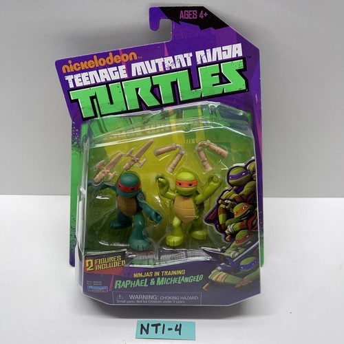 RAPHAEL & MICHELANGELO Ninja Turtles In Training Nickelodeon TMNT 2013 BRAND NEW - Picture 9 of 9