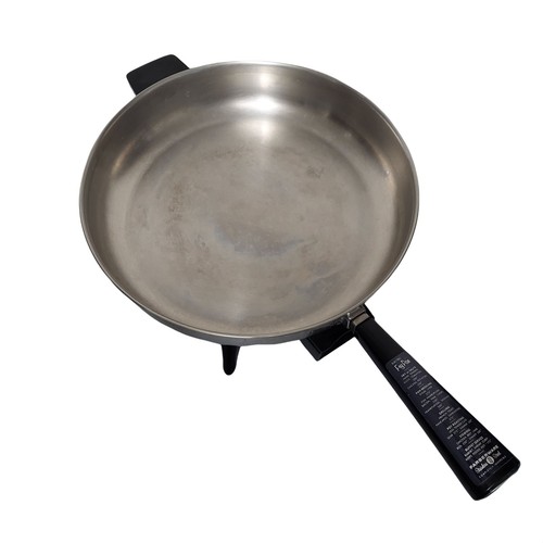 FARBERWARE Electric Skillet Fry Pan 12" No. 310-B Aluminum Clad Tested/Works - Picture 2 of 8