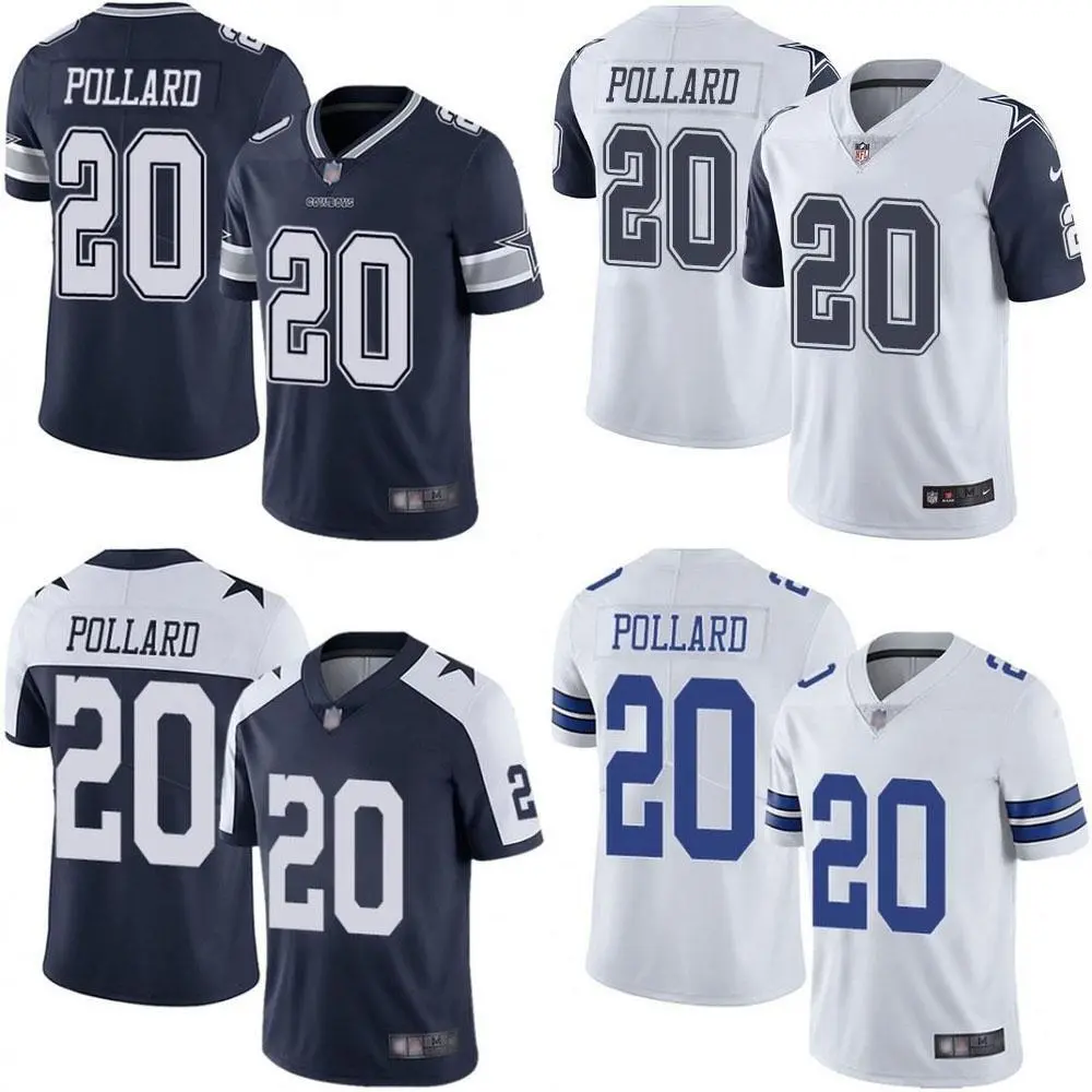 Tony Pollard Cowboys stitched Jersey White /Navy / Rush /Thanksgiving