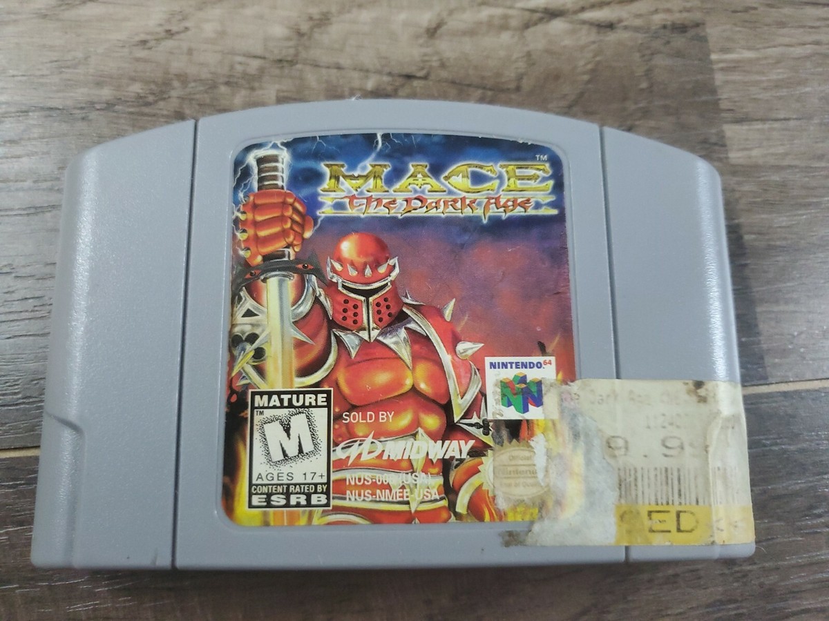 Mace: The Dark Age (Nintendo 64, 1997) N64 Cart Only Authentic Tested  Working
