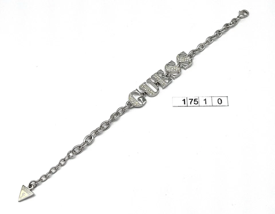 Modeschmuck Armband, Guess, simulierte Diamanten, Rund, 20 cm lang, Karabiner - Bild 2 von 2