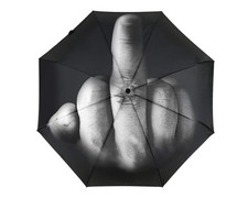 DS. DISTINCTIVE STYLE Middle Finger Umbrella Funny Folding One Size