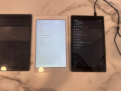 3X Amazon Fire HD 10 9th Generation 32GB,Wi-Fi, 10.1in Black Please Read