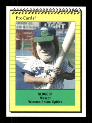 1991 ProCards Winston-Salem Spirits Slugger Mascot BXCP32