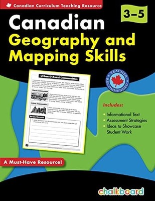 Canadian Geography And Mapping Skills Grades 3-5 by Demetra Turnbull (paperback)