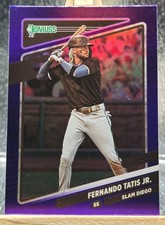 FERNANDO TATIS JR. 2021 Panini Donruss #71 HOLO PURPLE PARALLEL San Diego Padres