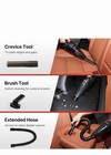 Portable High Power Black Car Vacuum Cleaner for Interior Detailing — photo 4