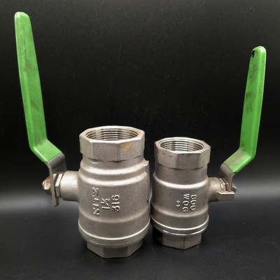 1-1/4 Kitz 800# Threaded Ball Valve 316L Stainless