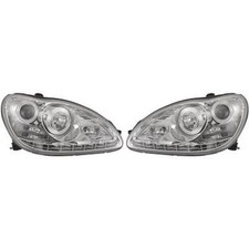 Scheinwerfer passend f&uuml;r Set Mercedes W220 Baujahr 02-05  klarglas/chrom